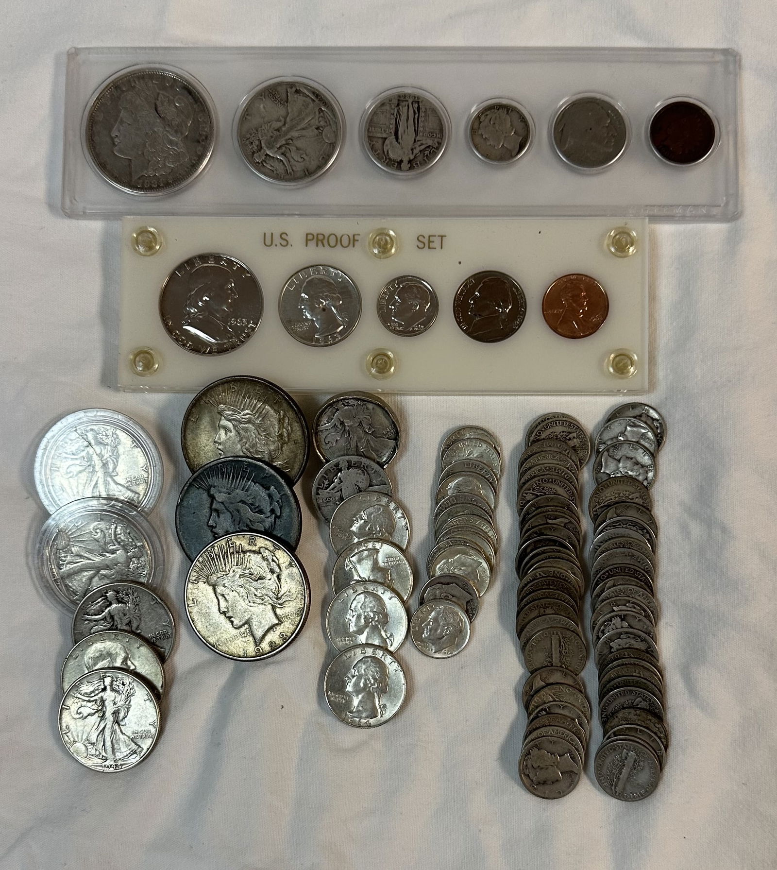 Group of Mixed US Silver Coins (1 of 4)