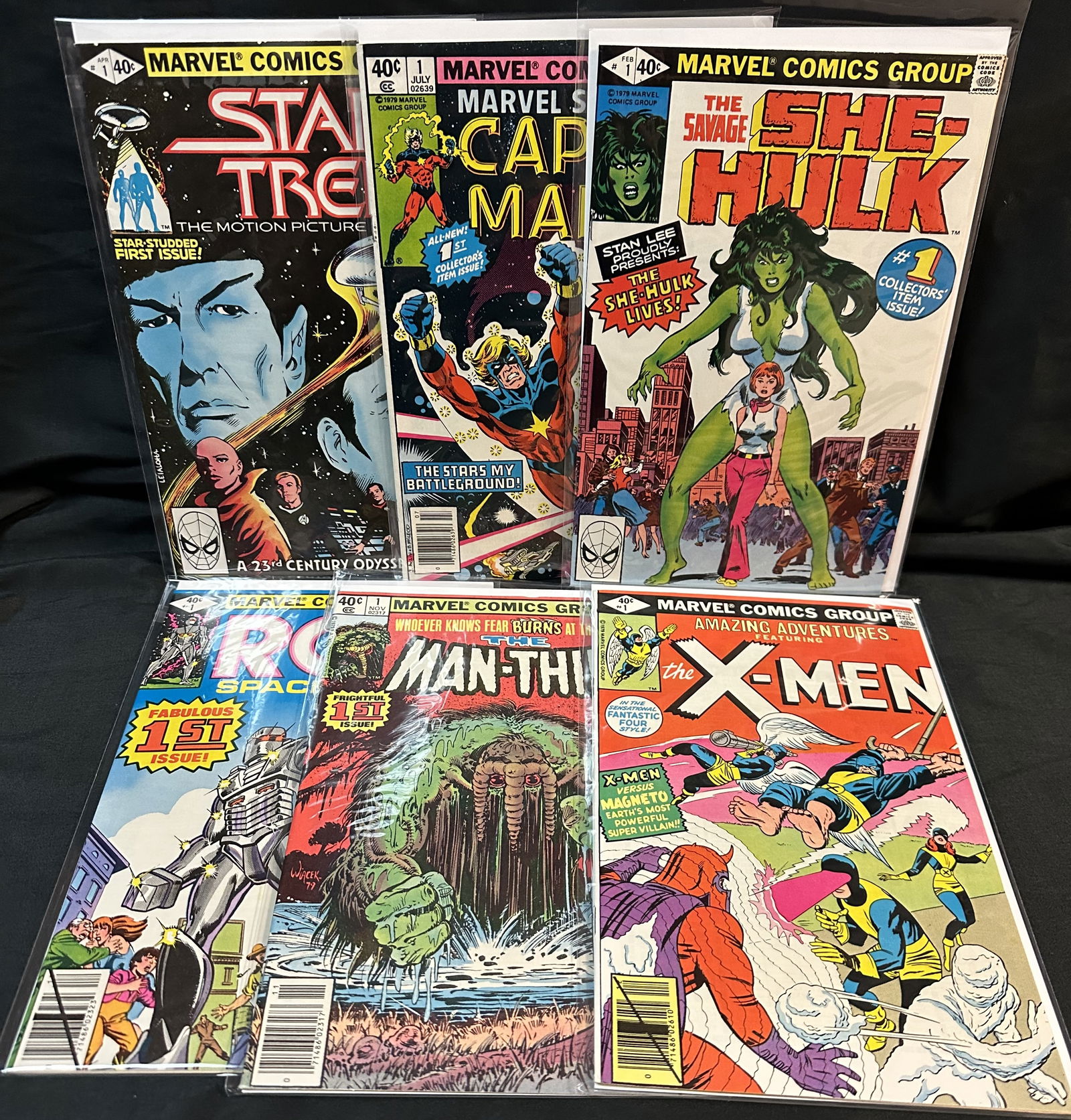 Eight Marvel 40c Comic Books all #1 Issues (1 of 7)