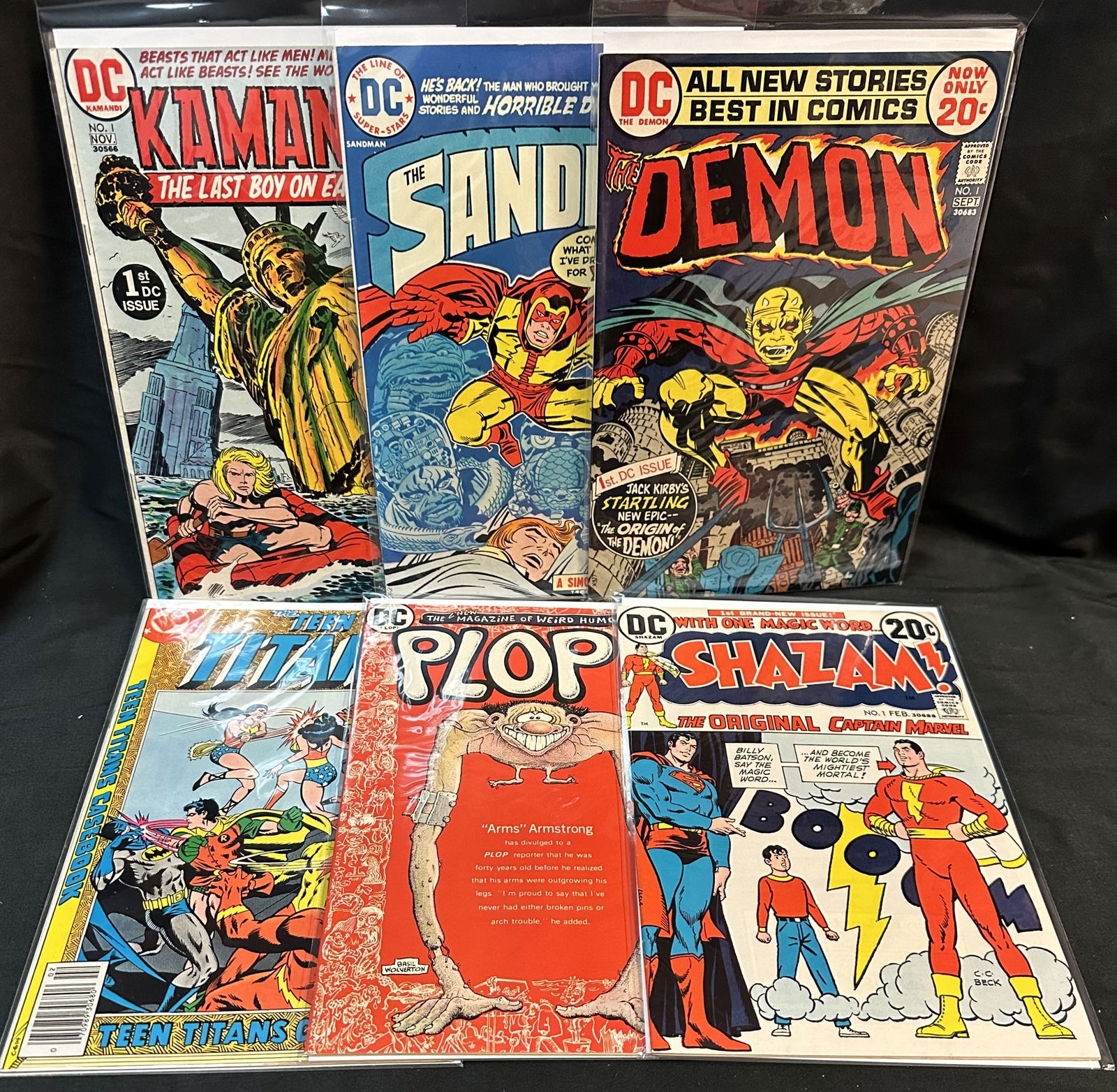 Six DC 20c and 35c Comic Books Jack Kirby Art - Five #1 issues (1 of 7)