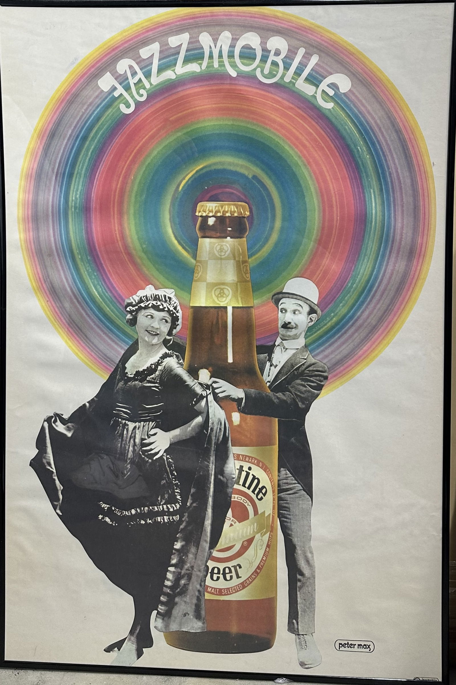 Peter Max Jazzmobile Ballantine Beer Poster (1 of 4)