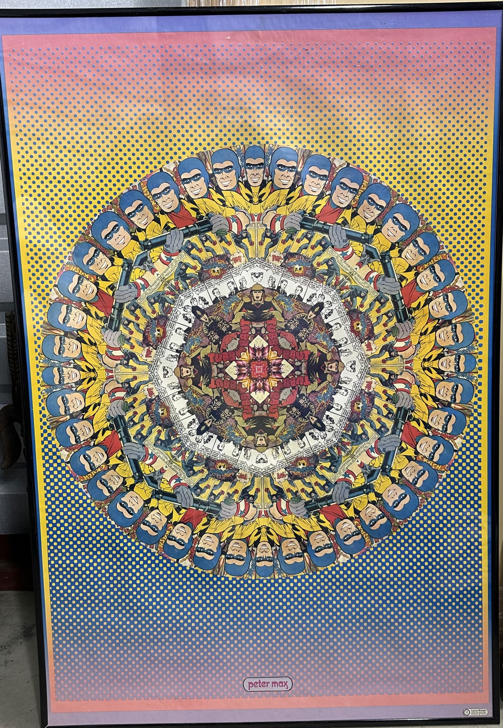 Peter Max Captain Midnight Poster (1 of 5)