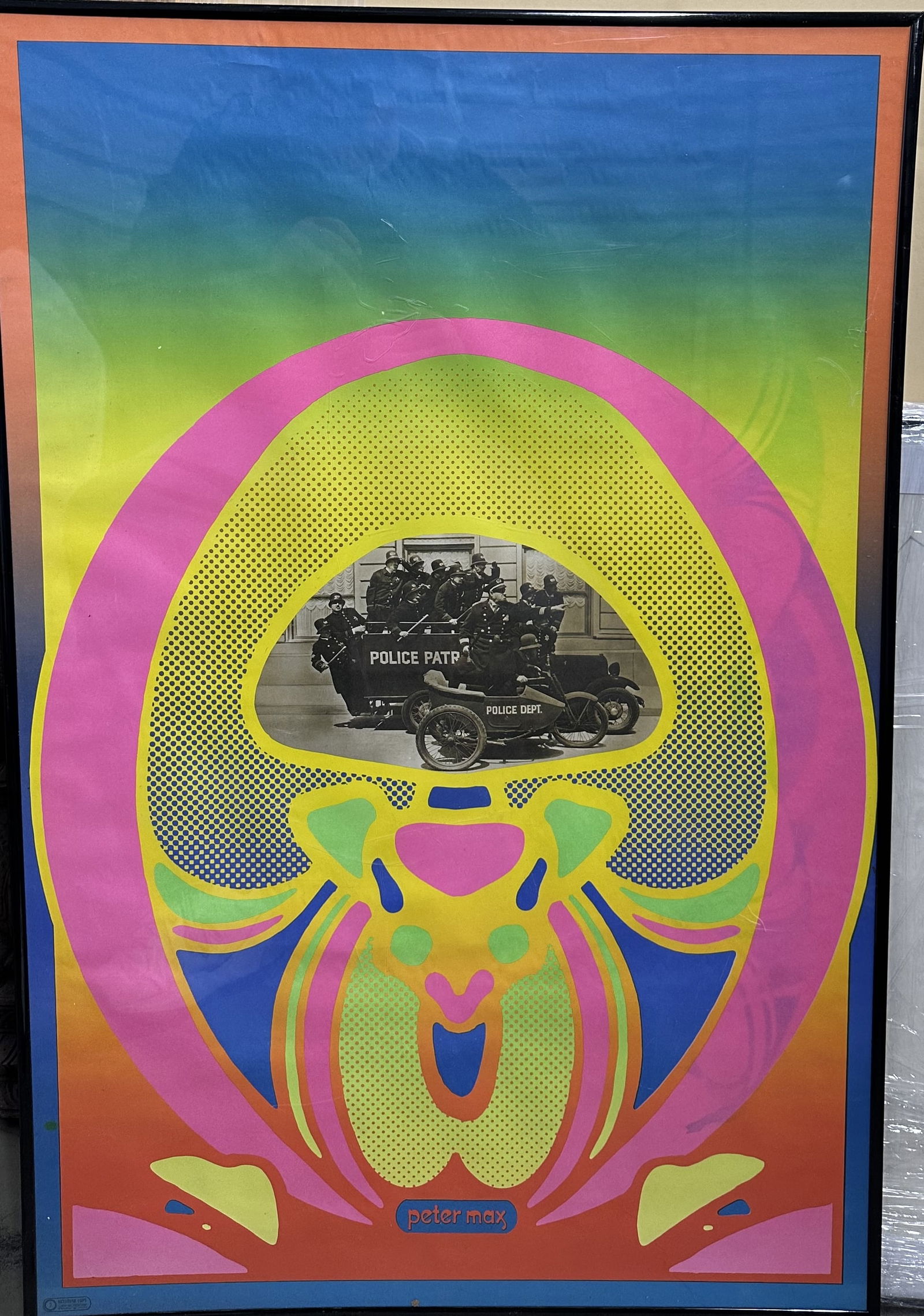 Peter Max Keystone Cops Poster (1 of 9)