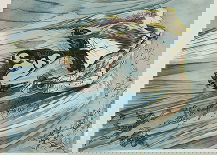 Salvador Dali Lincoln Hommage: Odd illusion lithograph by Salvador Dali depicting angels soaring if seen horizontally but when held vertically the image of Lincoln s face emerges. Signed in pencil on the bottom right.