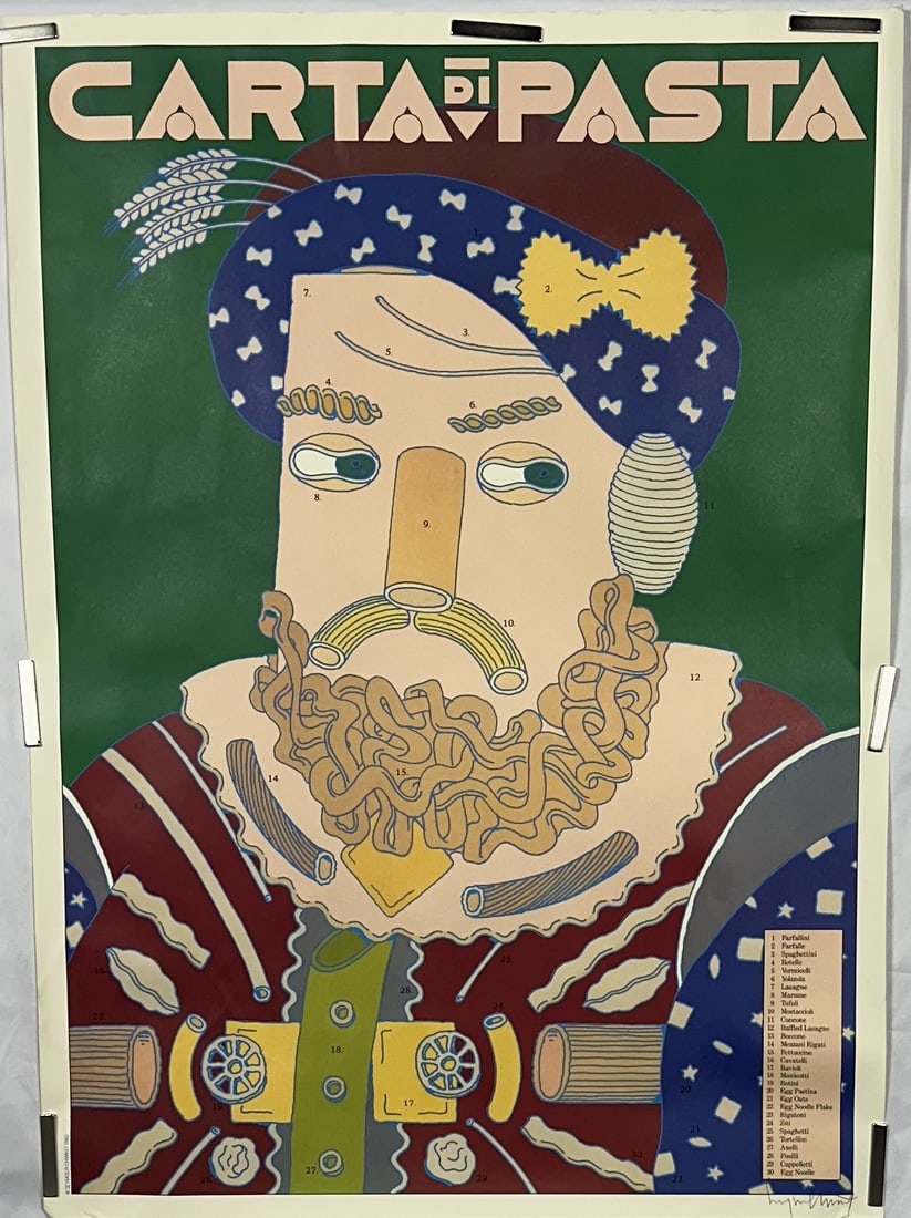 Carta di Pasta Poster by Seymore Chwast (1 of 6)