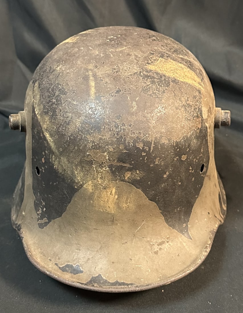 German WWI M1916 Camouflaged Helmet (1 of 6)