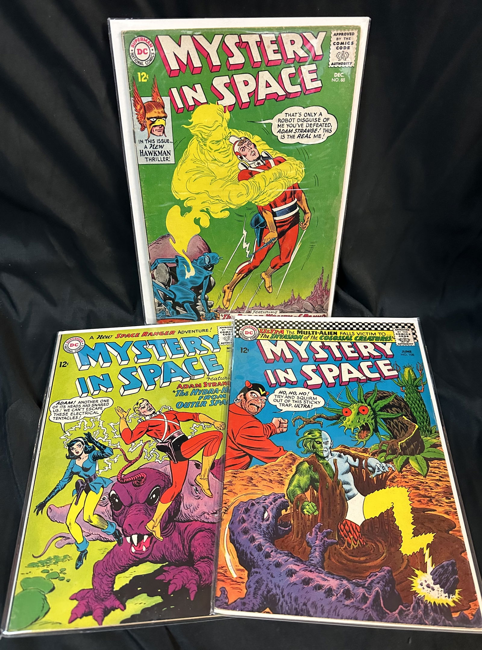 Three 12c Mystery in Space Comics (1 of 7)