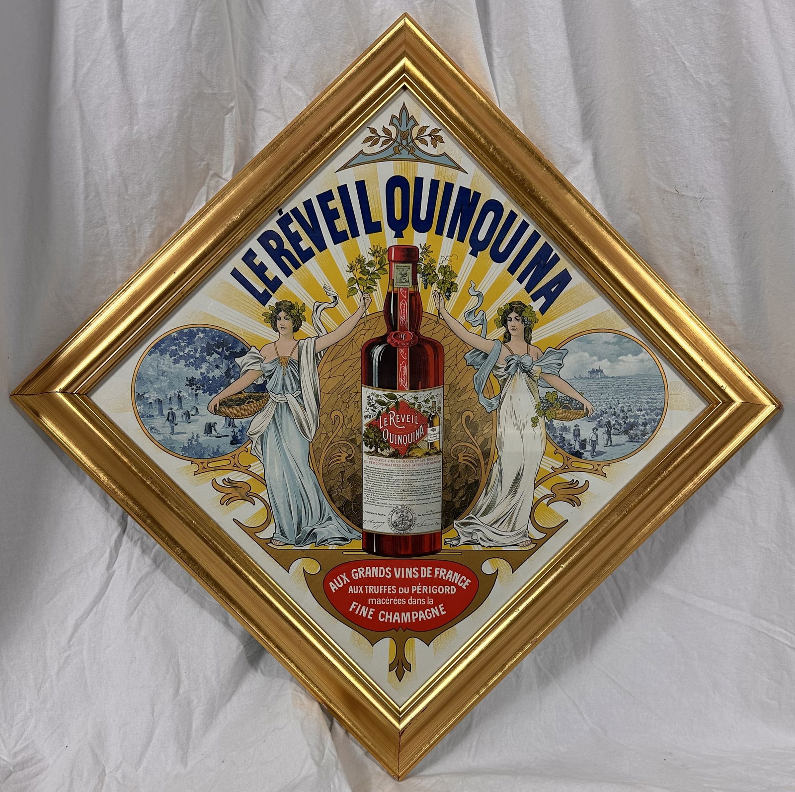 Art Nouveau Poster Le Reviel Quinquina Lithograph Framed (1 of 5)