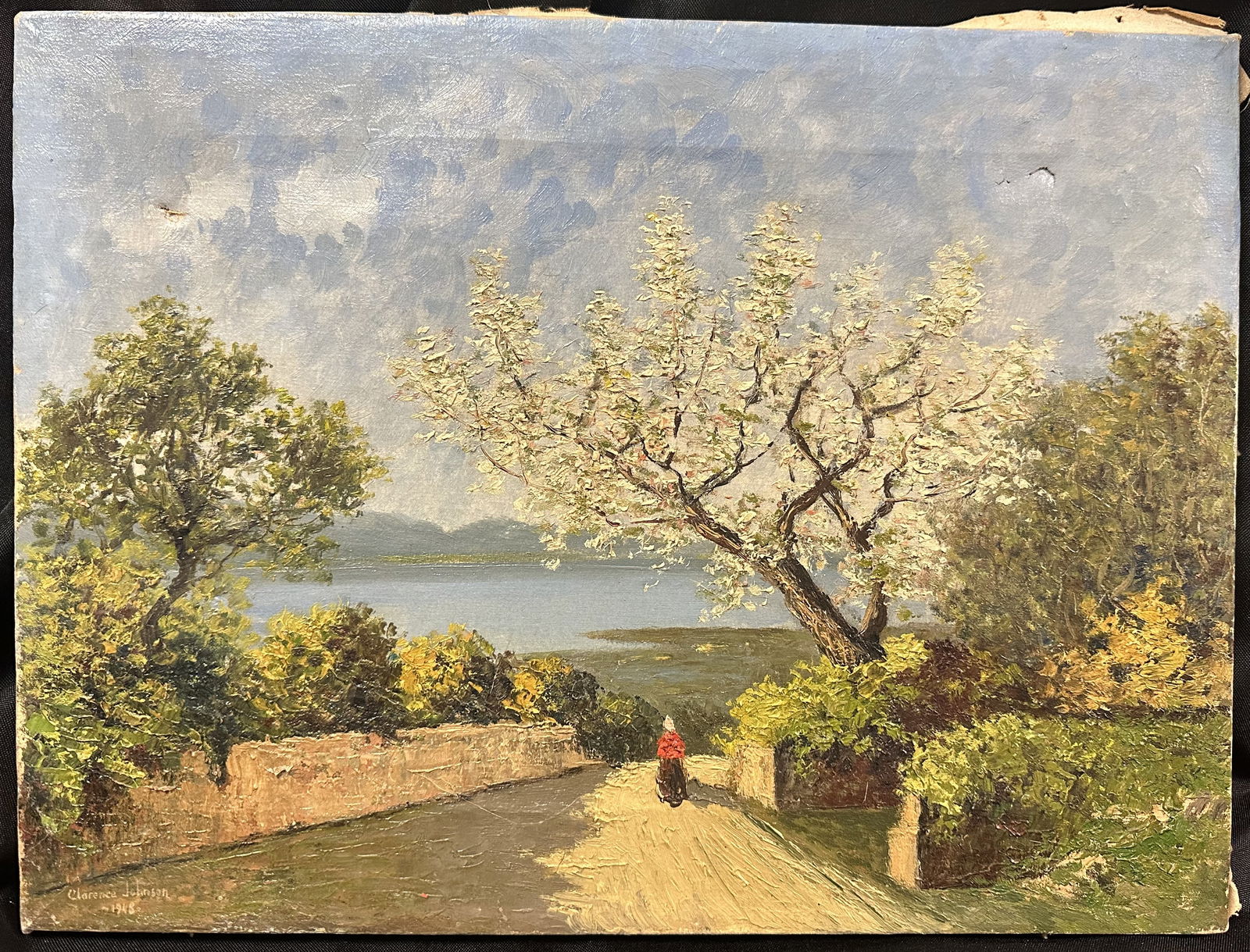 Clarence Johnson Painting Dated 1948 (1 of 5)