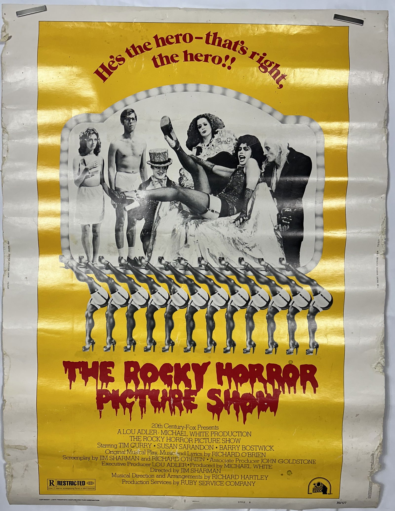 Original Poster Rocky Horror Picture Show (1 of 6)