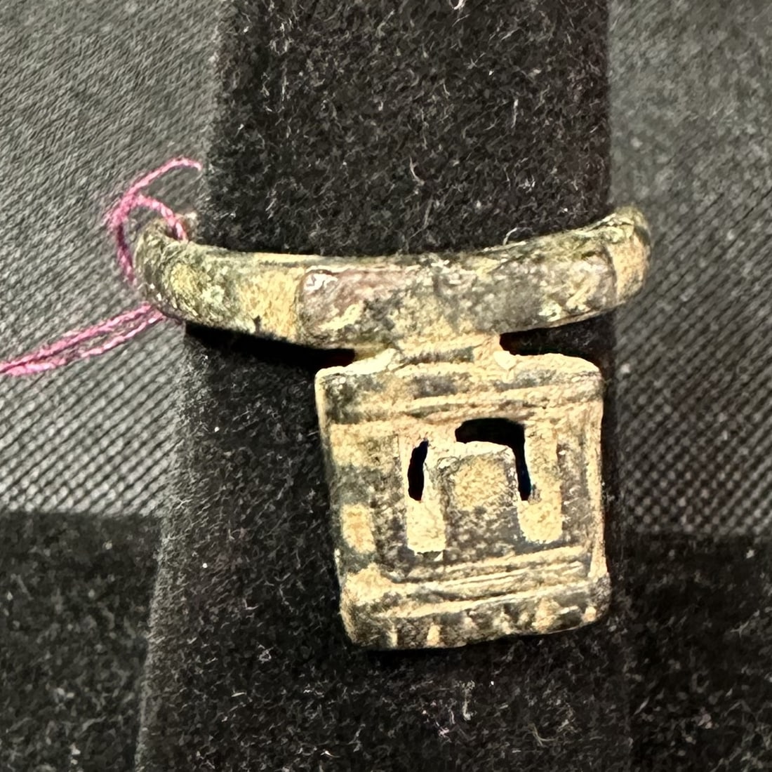Roman Empire 2nd-3rd Century Documented Bronze Key Ring (1 of 5)