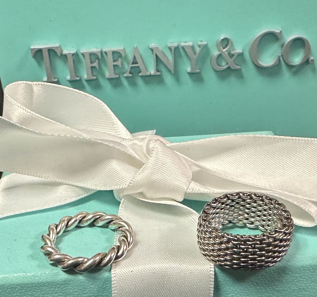 Two Tiffany Sterling Silver Rings (1 of 4)