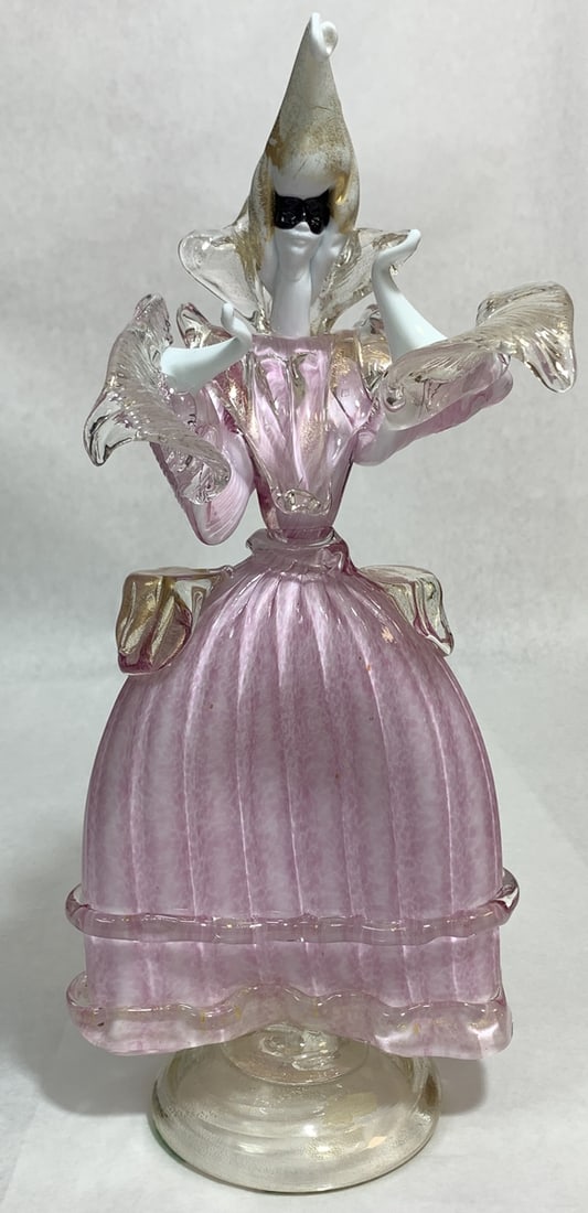 Huge Vintage Murano Masquerade Figure 15 3/4 Inches Tall Great Shape! (1 of 8)