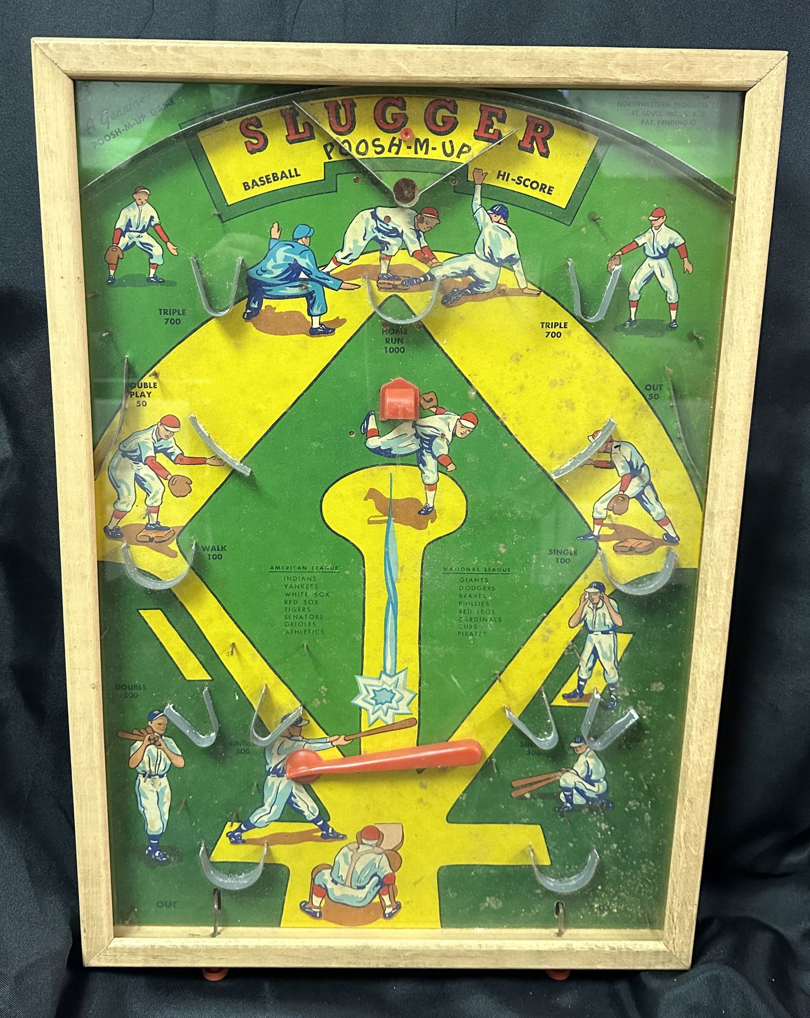 Slugger Poosh-M-Up Baseball Game 1946 (1 of 8)