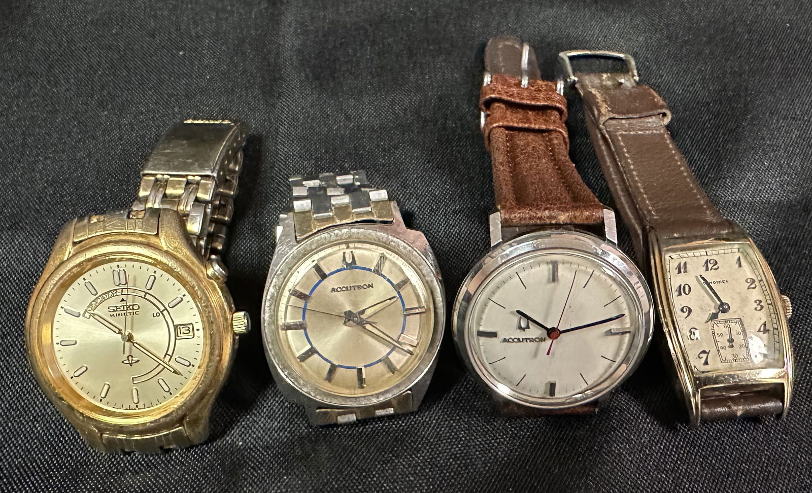 Four Assorted Watches Incl Seiko, Accutron, Longines (1 of 6)