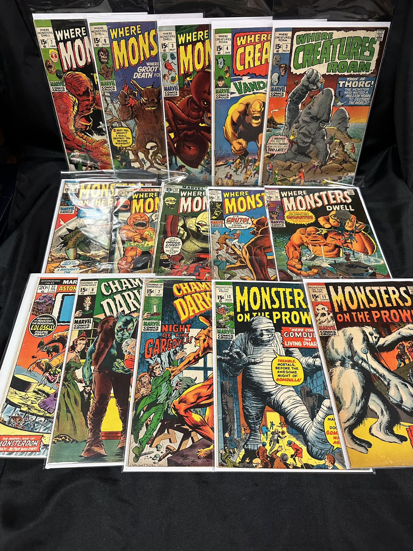 15 Vintage Marvel Monster Comic Books (1 of 7)
