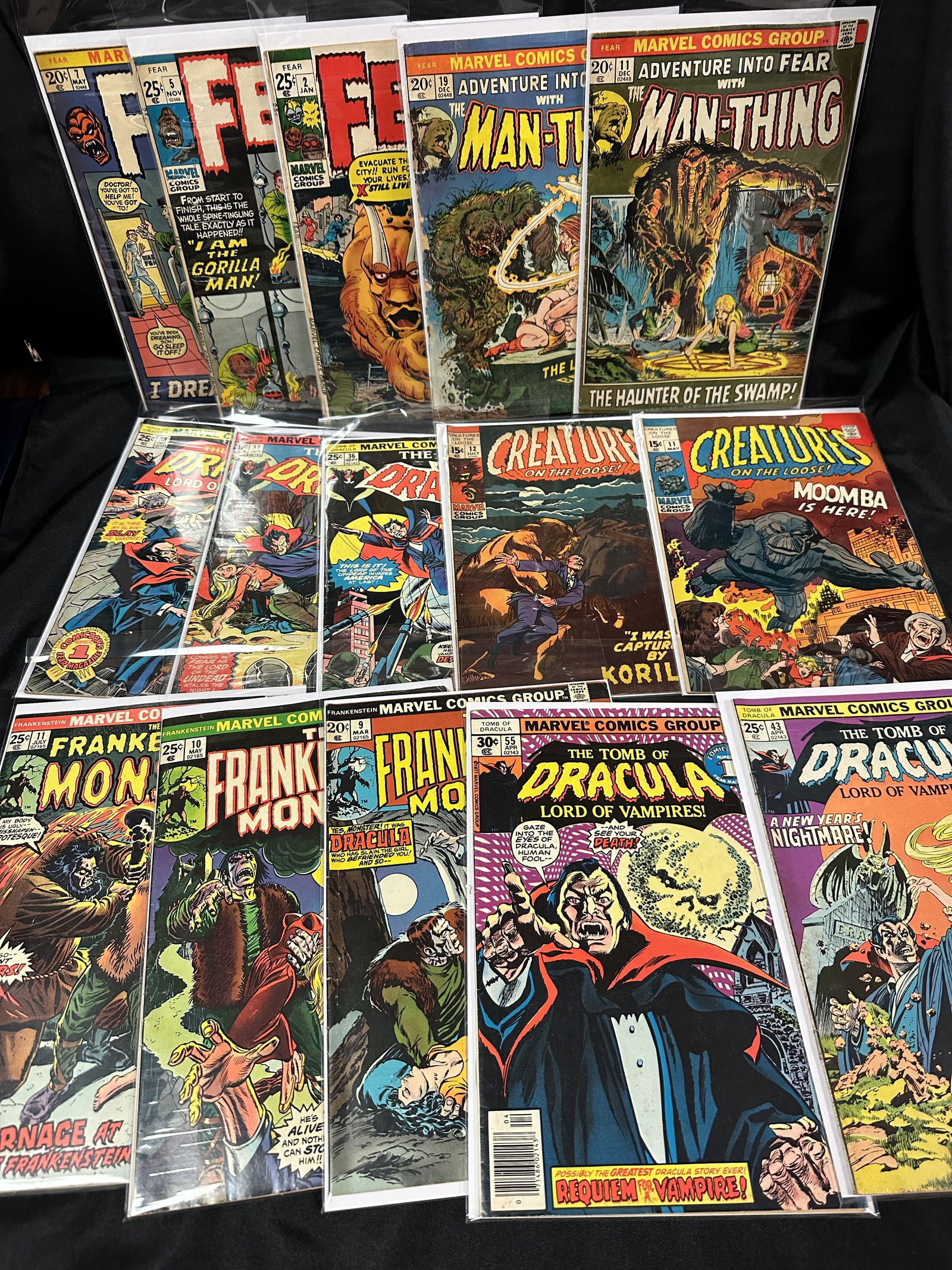 15 Vintage Marvel Moster Comic Books Incl Dracula (1 of 7)