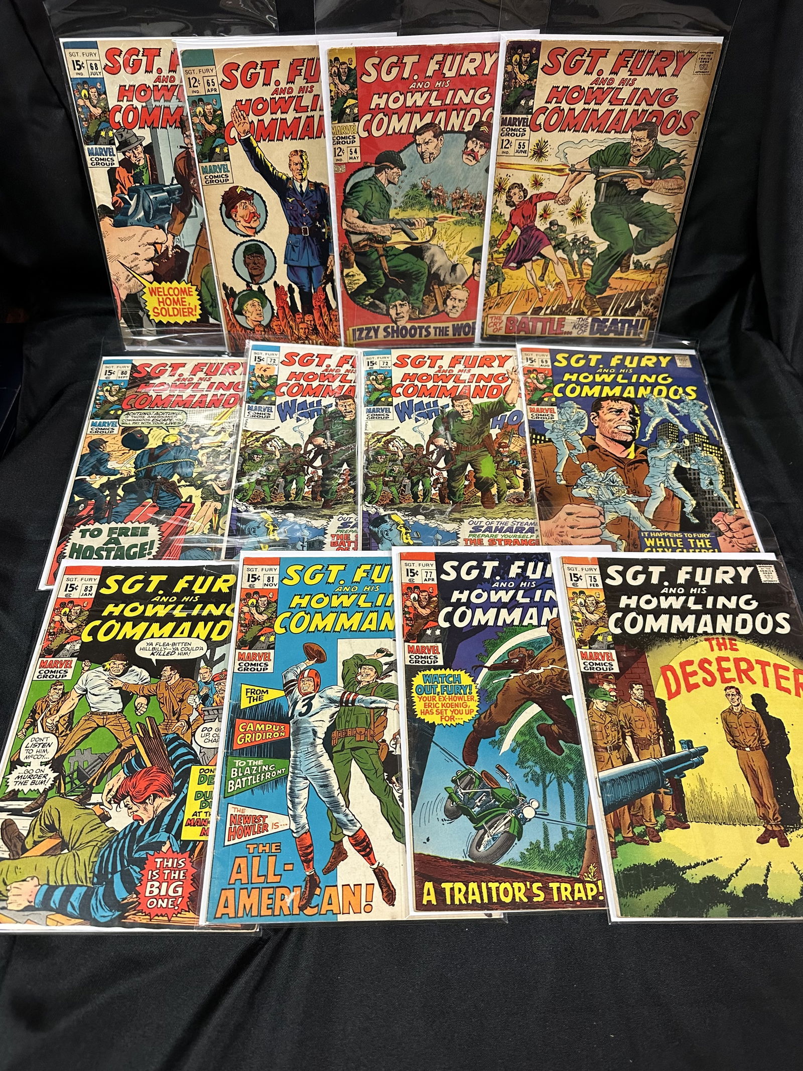 18 Sgt Fury and Nick Fury Comic Books (1 of 12)