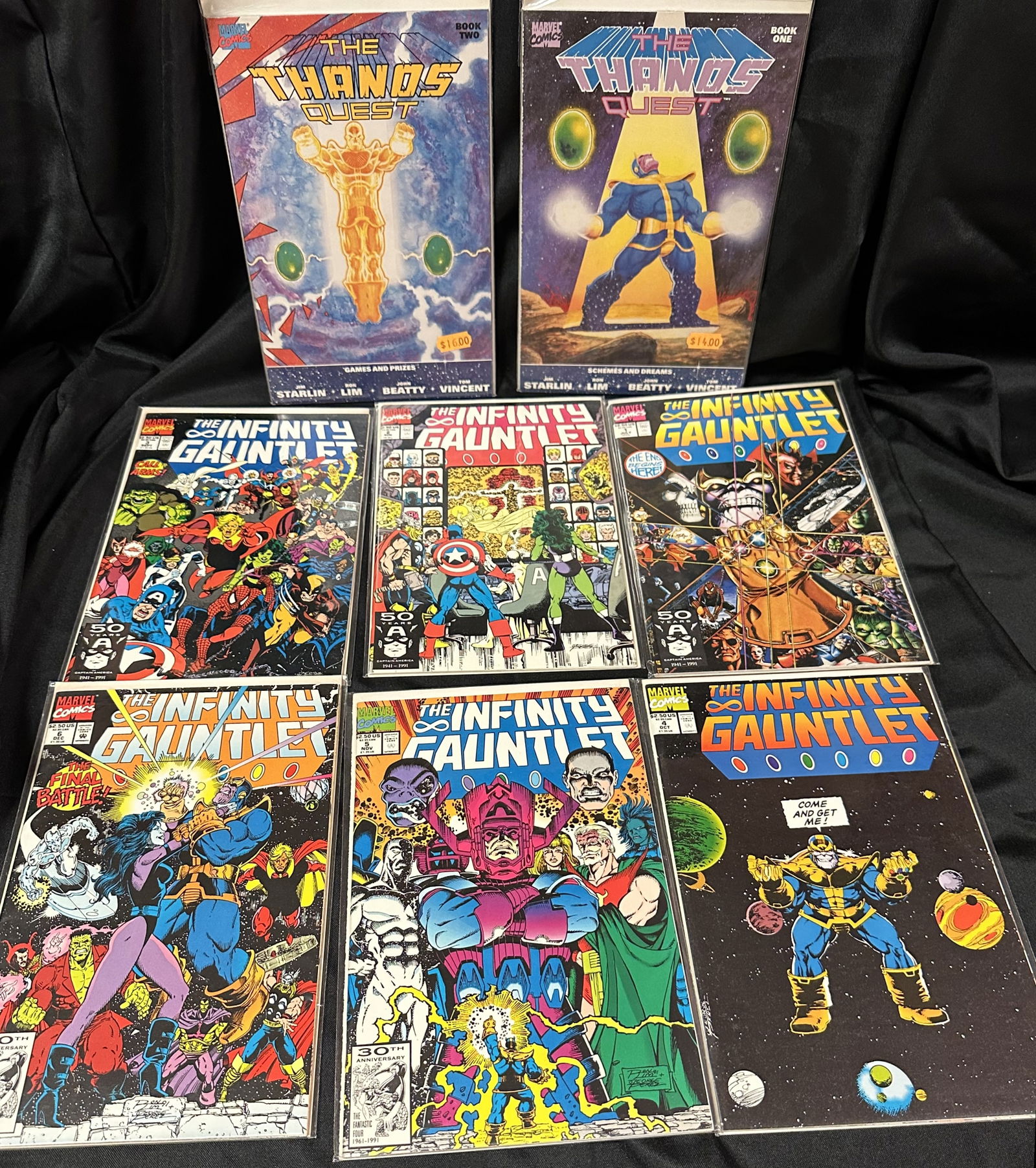 Thanos and the Infinity Series - 8 Comic Books (1 of 7)