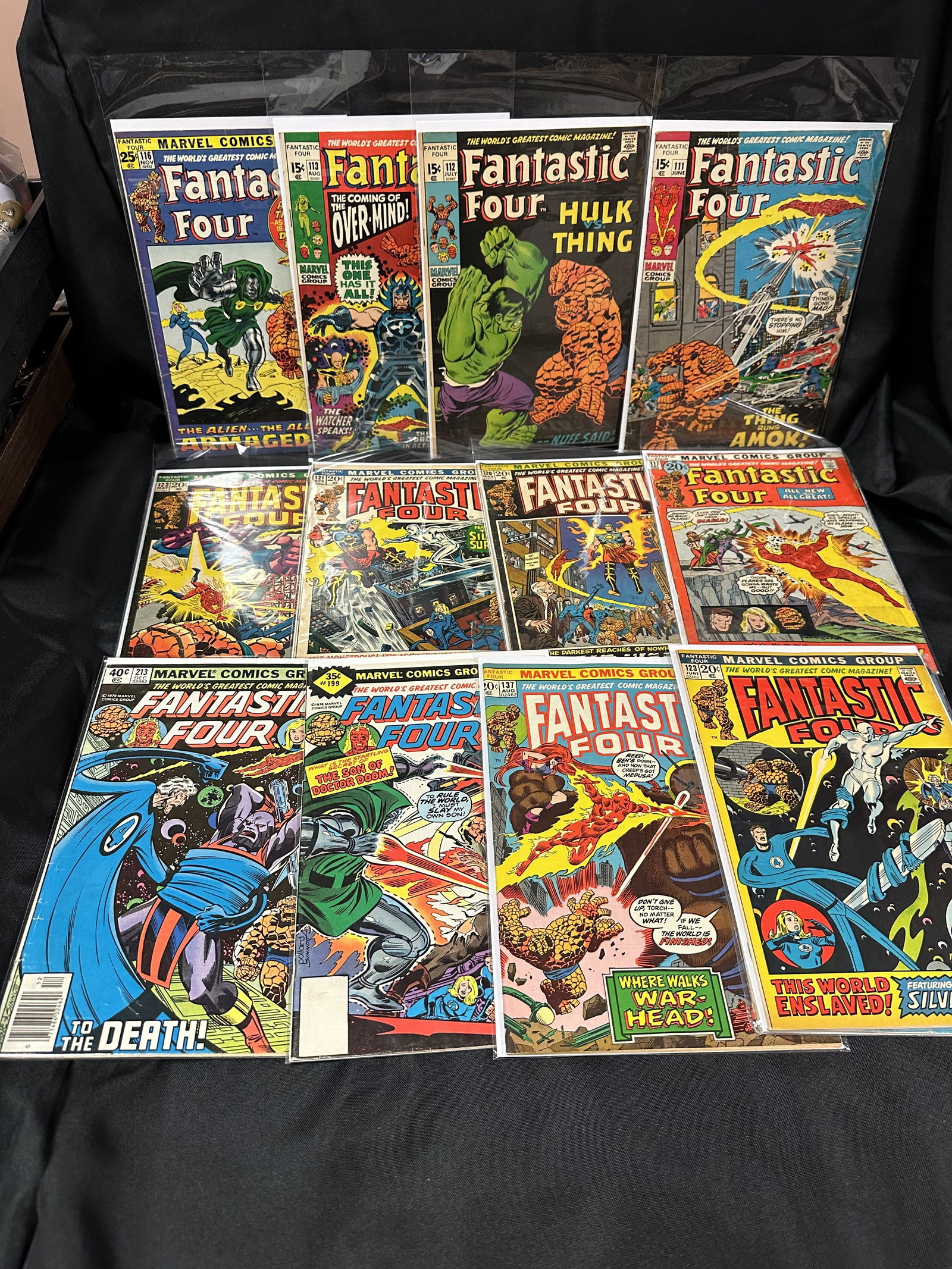 Twelve Fantastic Four Comic Books Incl Silver Surfer (1 of 7)