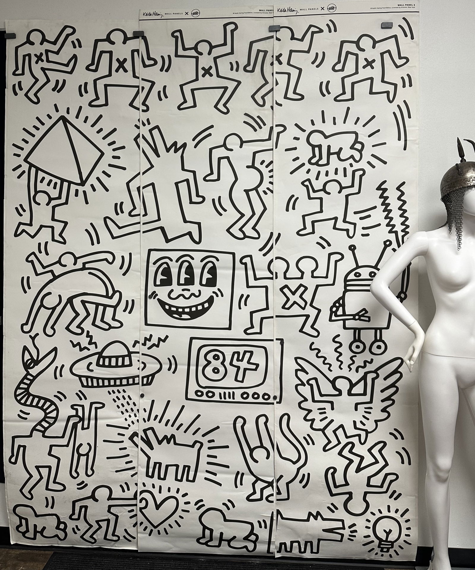 Keith Haring Self Adhesive Mural (1 of 11)