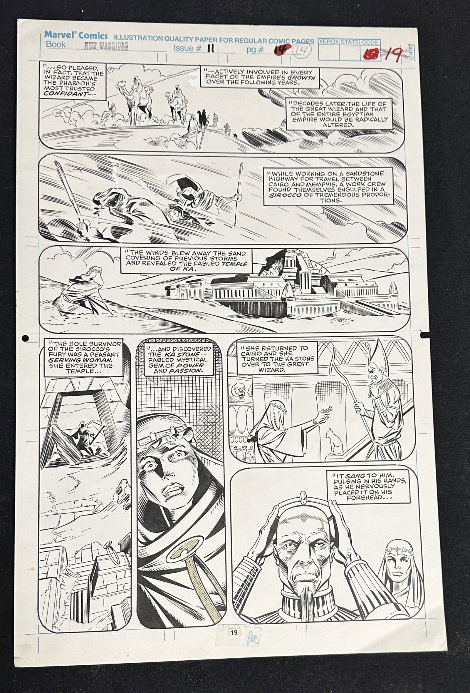 Original Comic Art New Warriors 11 page 14 (1 of 1)