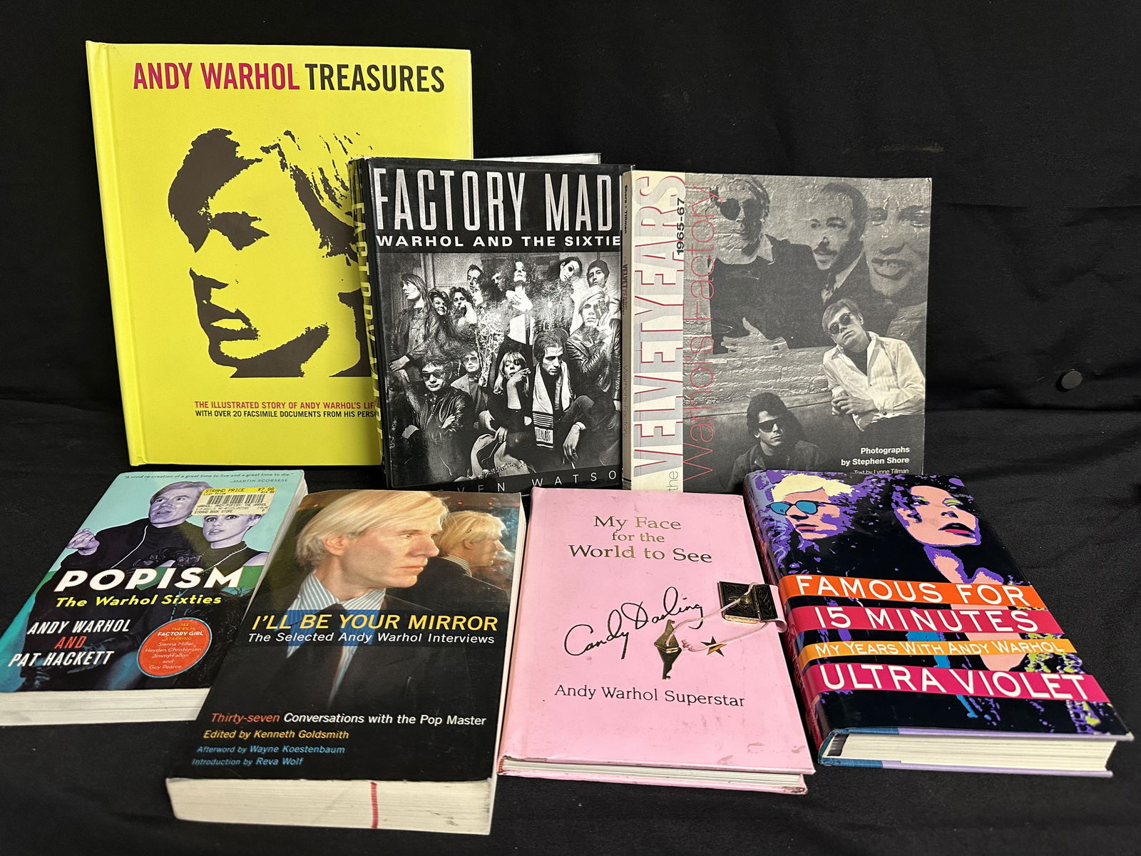 Andy Warhol Book Lot - Group of 7 Warhol Related Books (1 of 14)