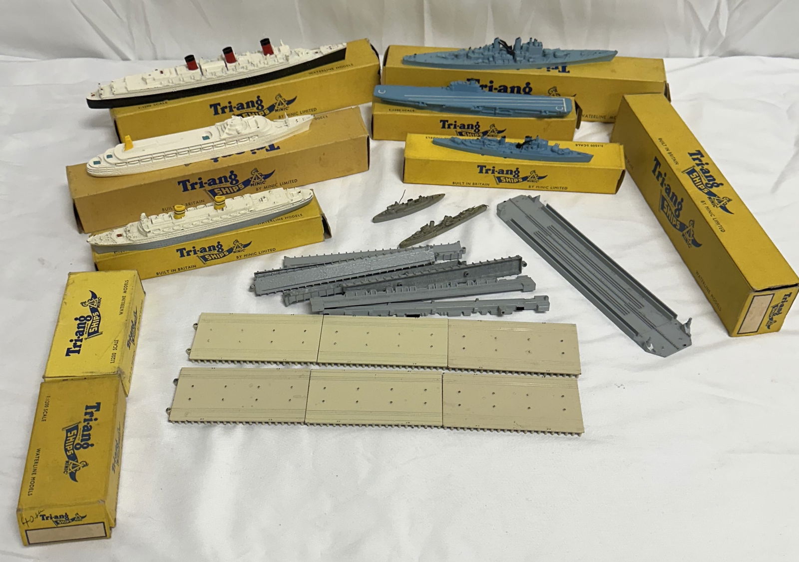 Tri-ang Minic Ship Models Group (1 of 4)