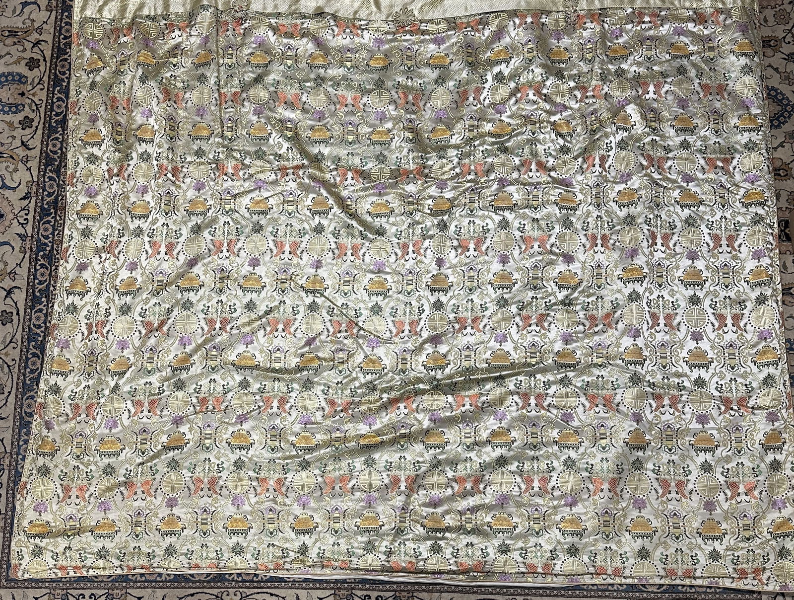 Vintage Chinese Silk Bedding (1 of 9)
