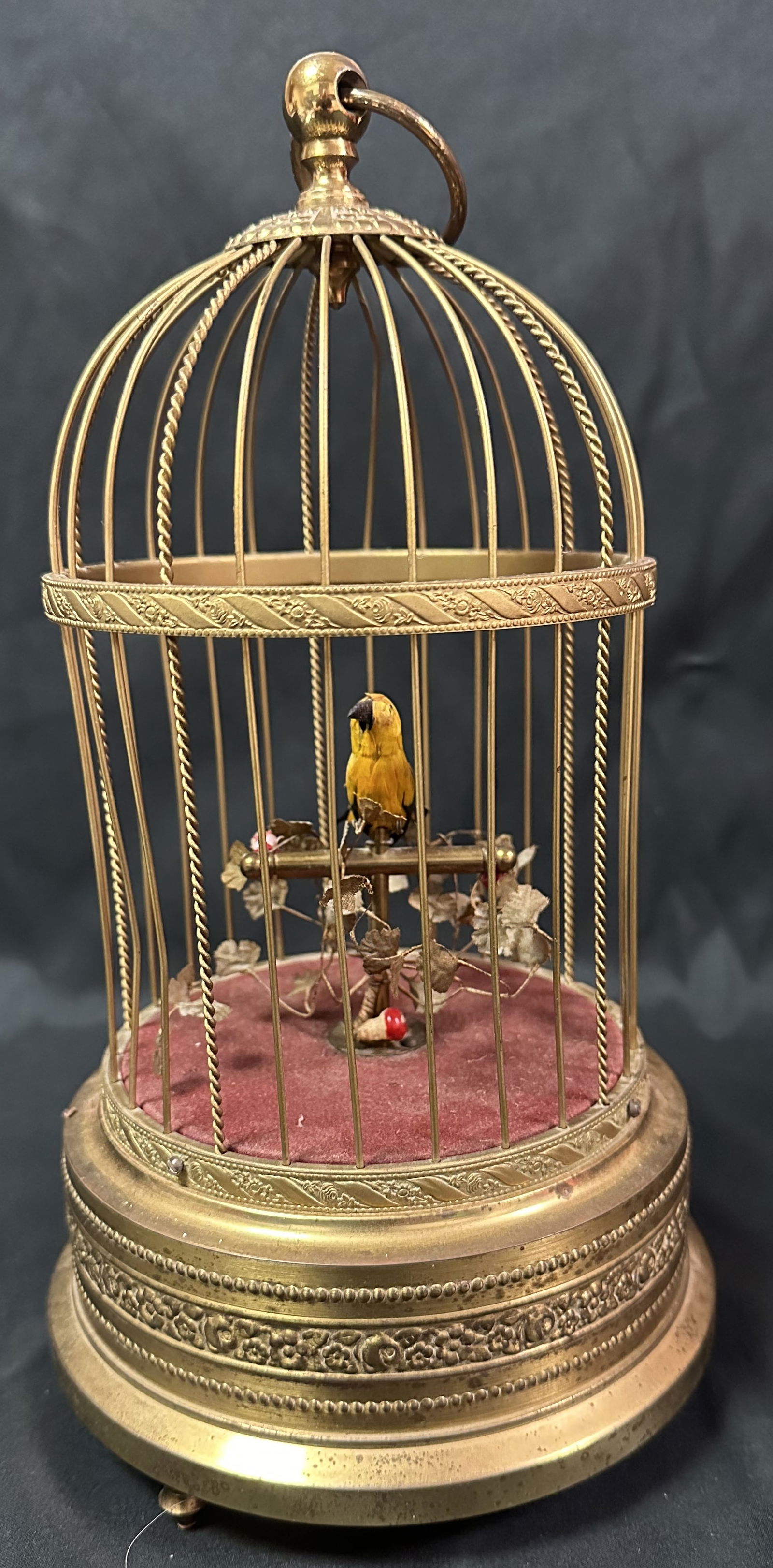 Working Wind-Up Automaton Birdcage w/ Singing Bird (1 of 7)
