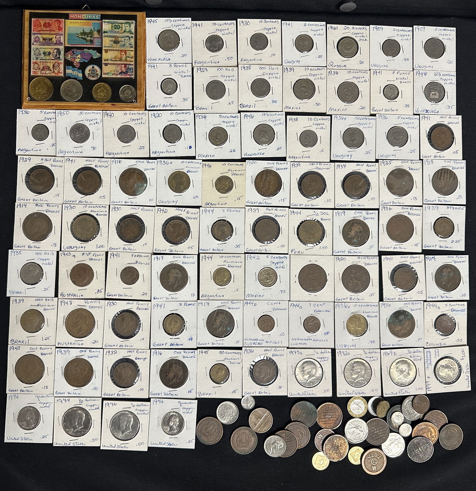 Large Lot Foreign Misc Coins (1 of 7)