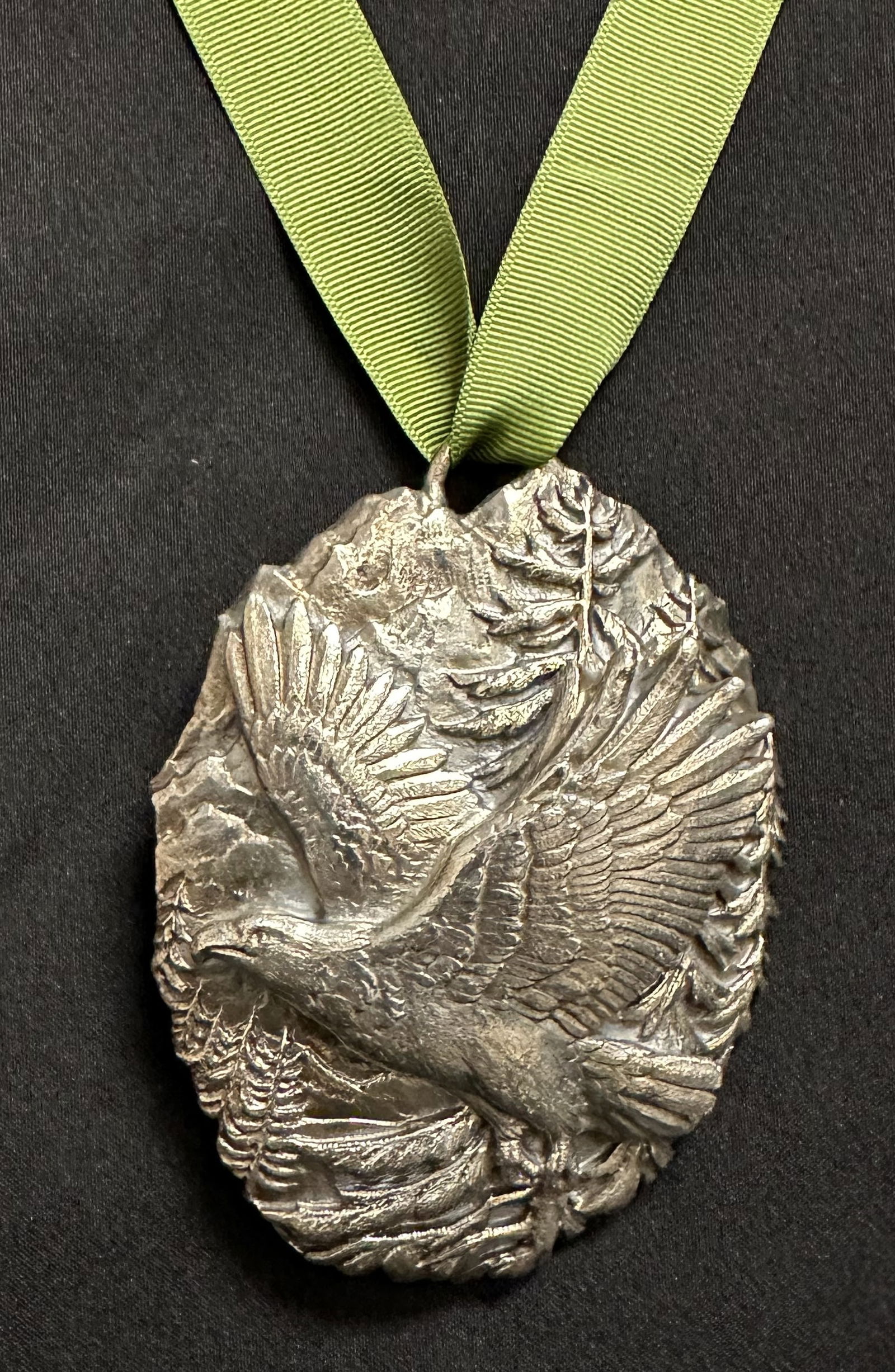 Large Buccellati Sterling Silver Eagle Christmas Ornament (1 of 5)