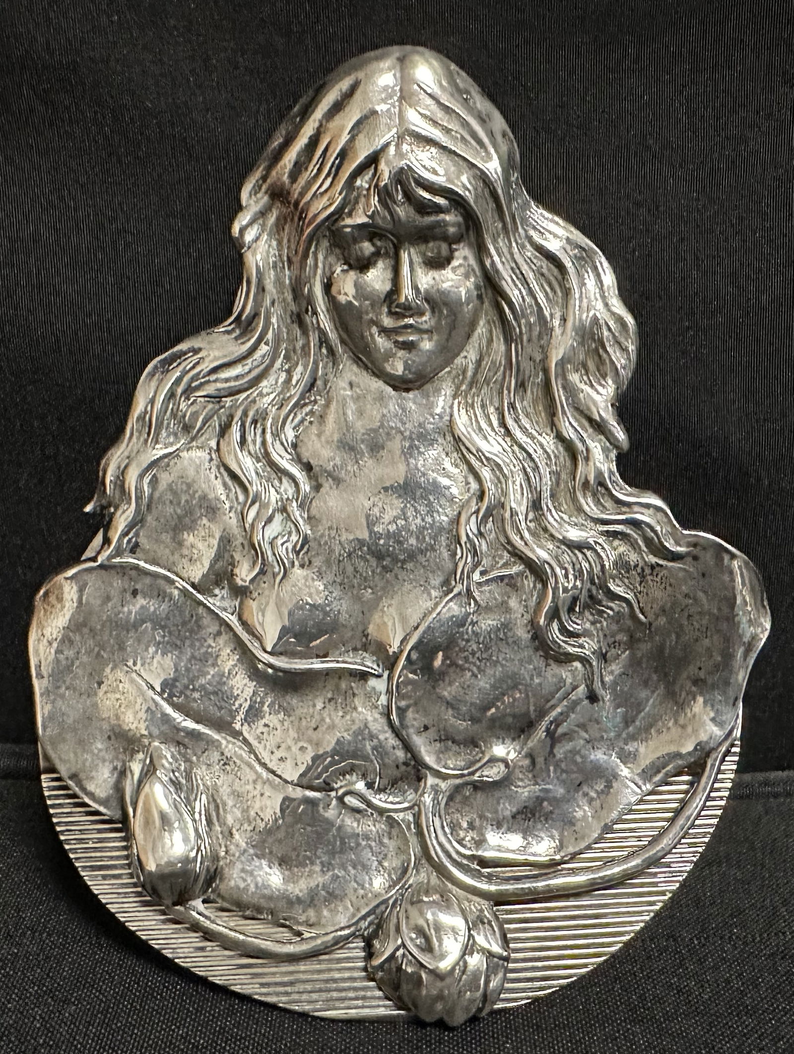 Large Dominick and Haff Art Nouveau Sterling Silver Paper Holder (1 of 8)