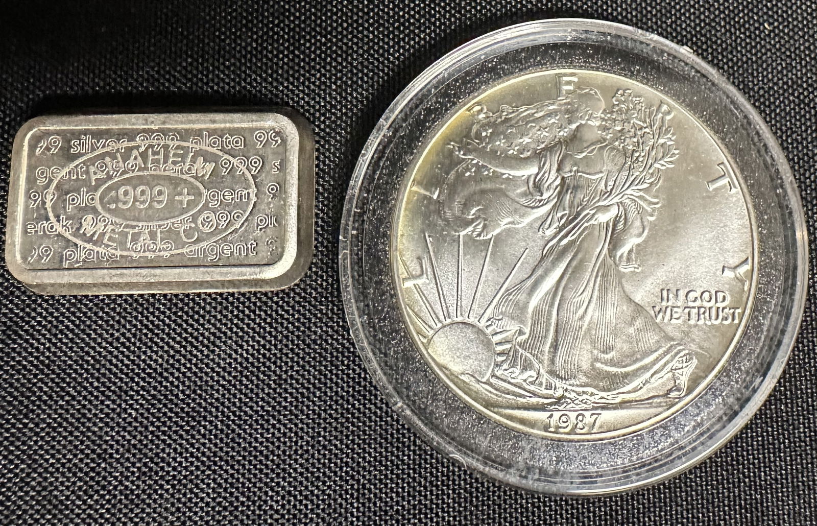 Two .999 Silver Ingot Pieces (1 of 7)