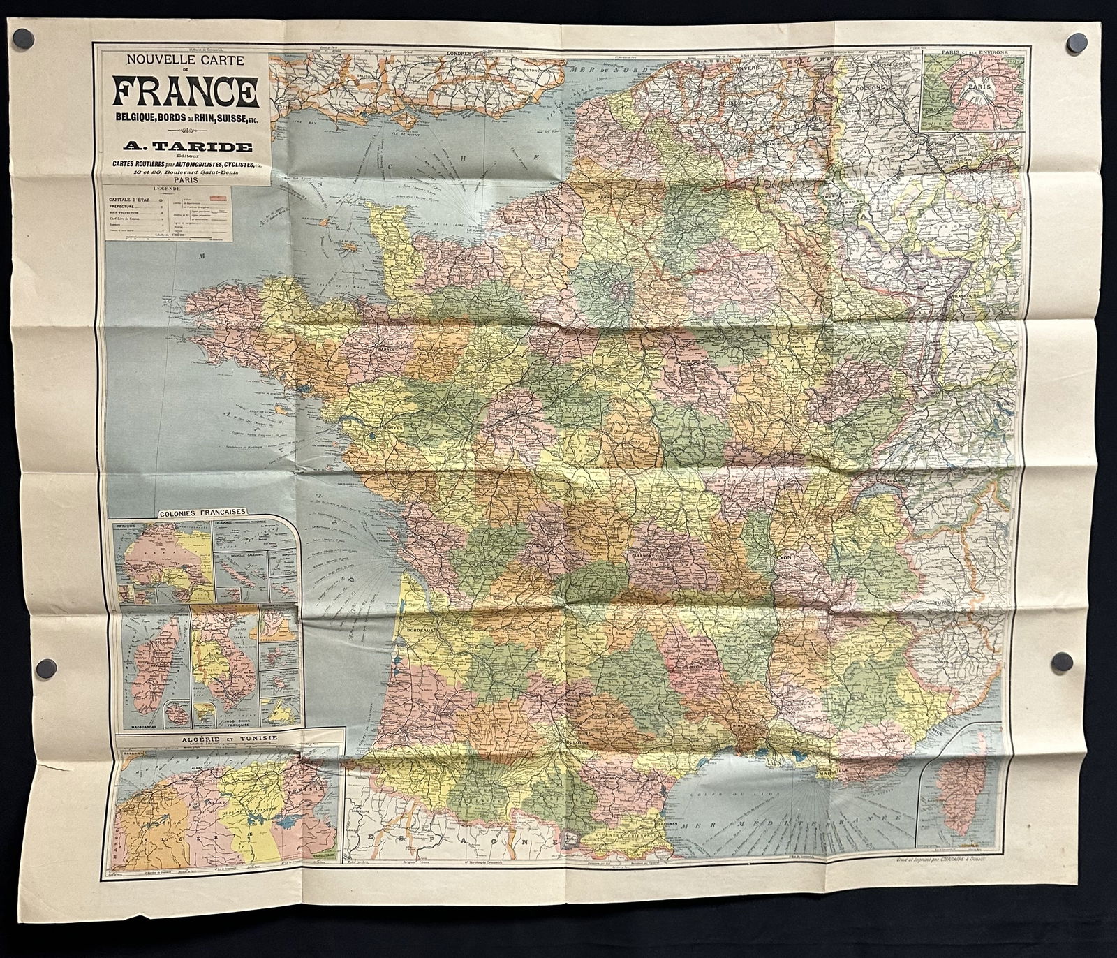 Three WWII Era Maps from Veterans Collection. France and Japan (1 of 20)