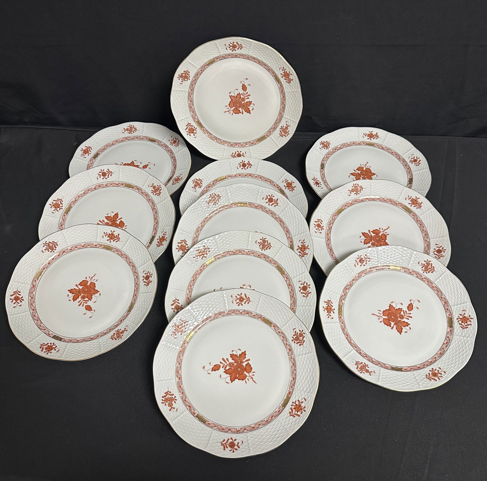 Herend Chinese Bouquet Dish Set 11 Dishes (1 of 8)