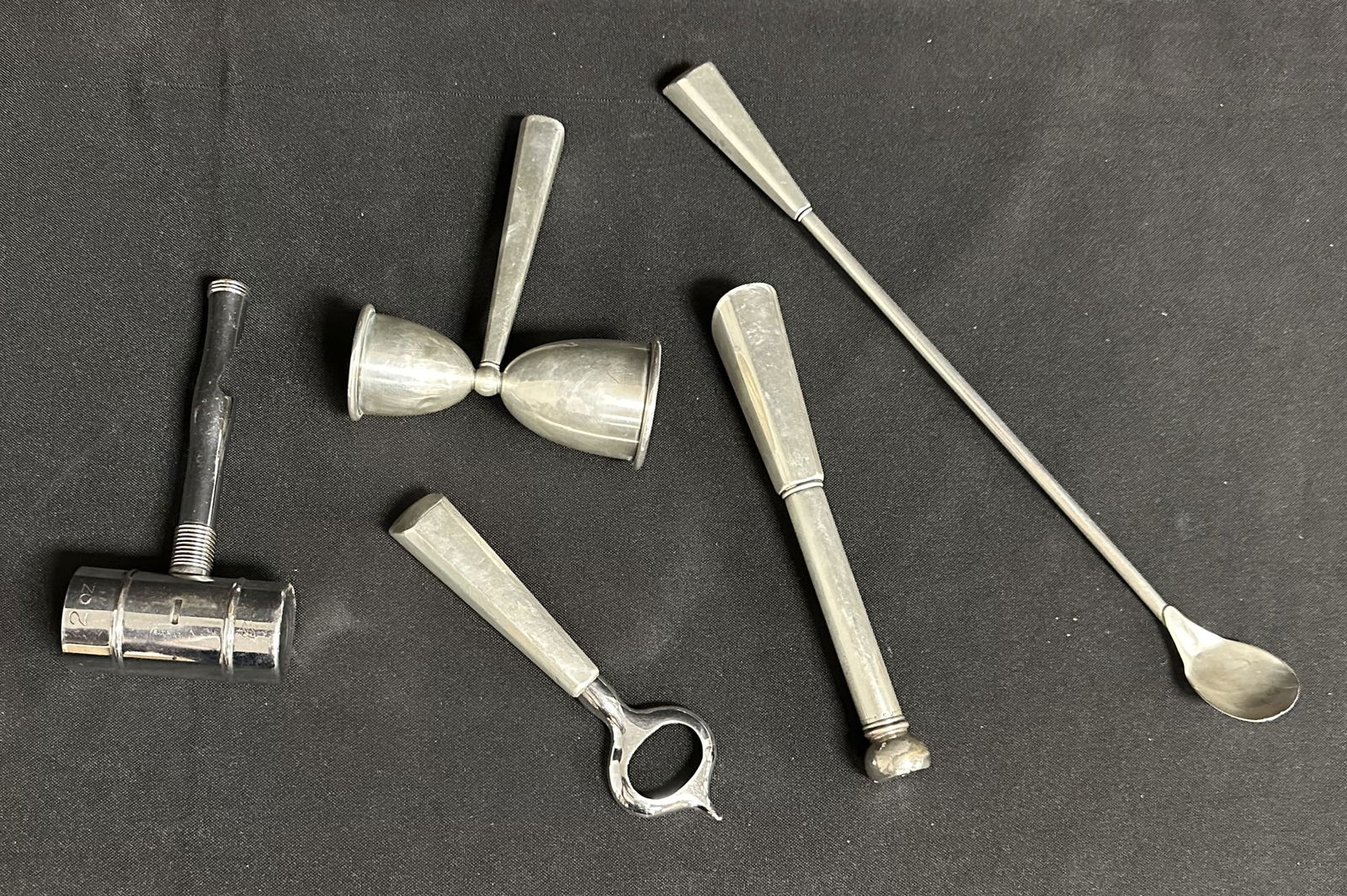 Cartier Silver Barware Set 4 Pieces + 1 (1 of 8)