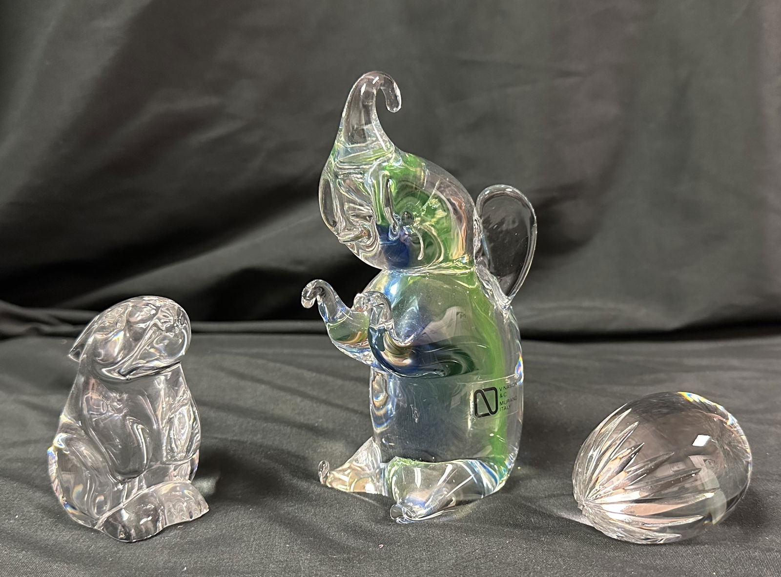 Two Baccarat and one Murano Figure - V (1 of 8)