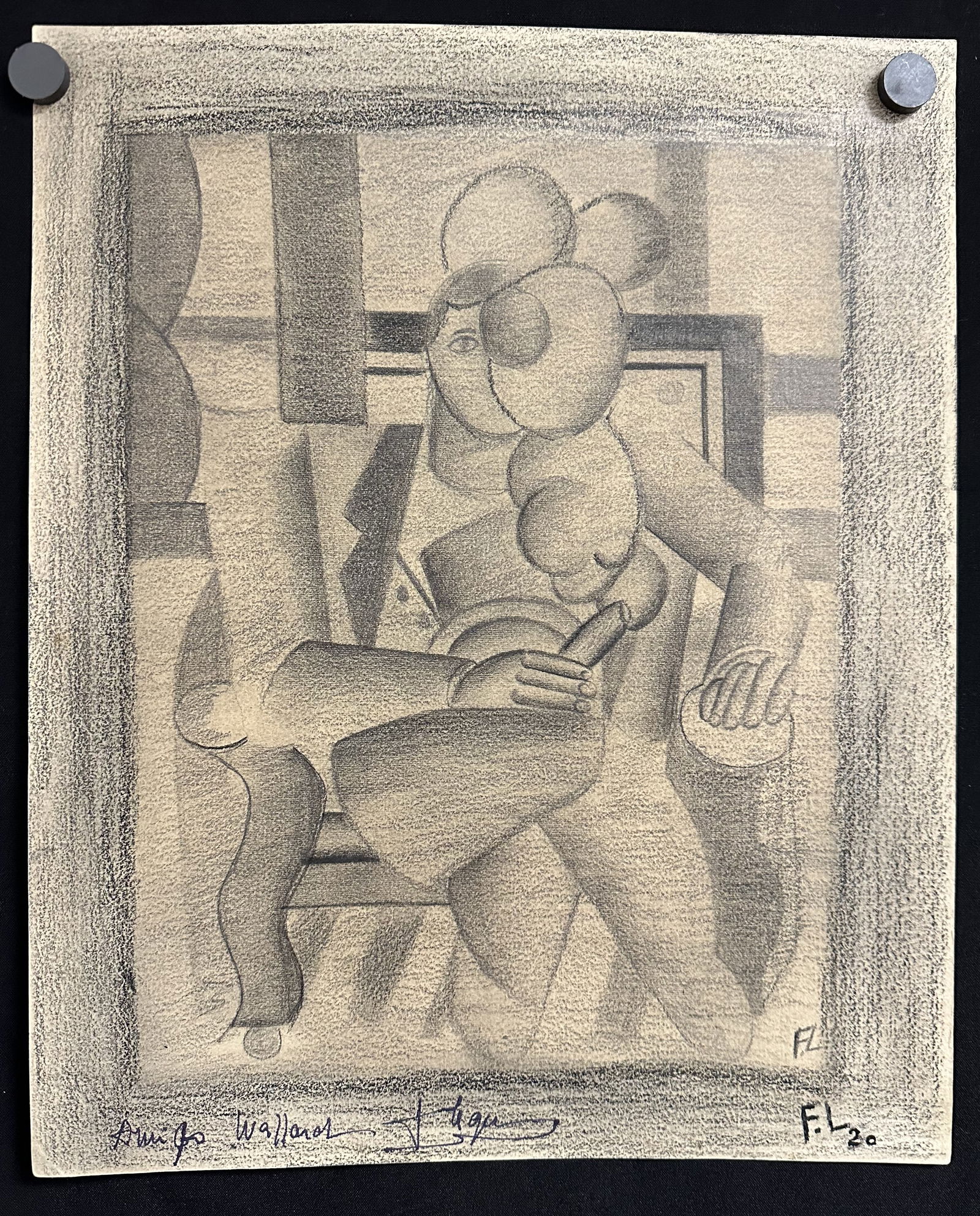 Fernand Leger Cubist Litho The Smoker (1 of 5)