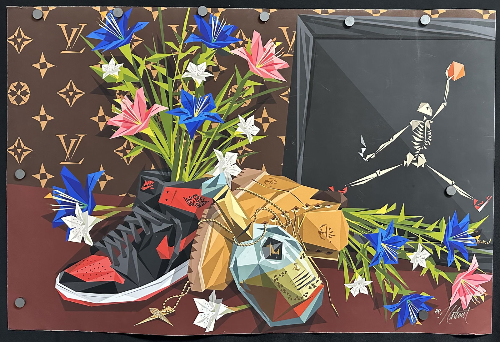 Lawrence Naturel Atoigue Large Louis Vuitton Signed Piece (1 of 8)