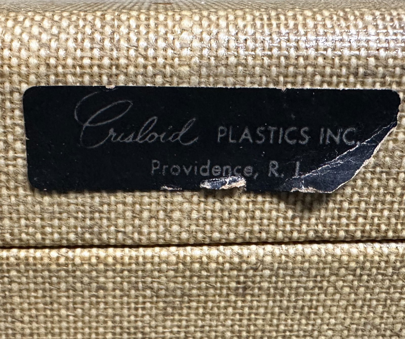 Large Red and Cream Crisloid Cork Backgammon Set (1 of 6)