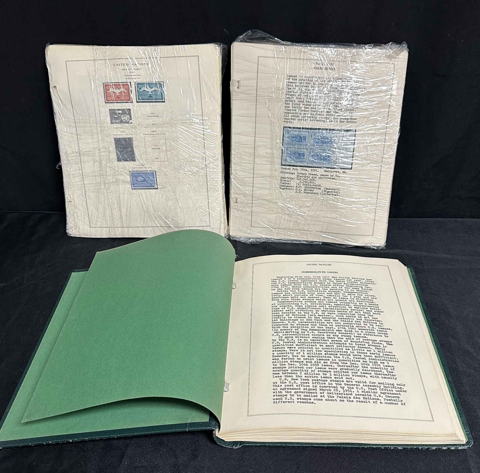United Nations Stamp Album Collection (1 of 10)
