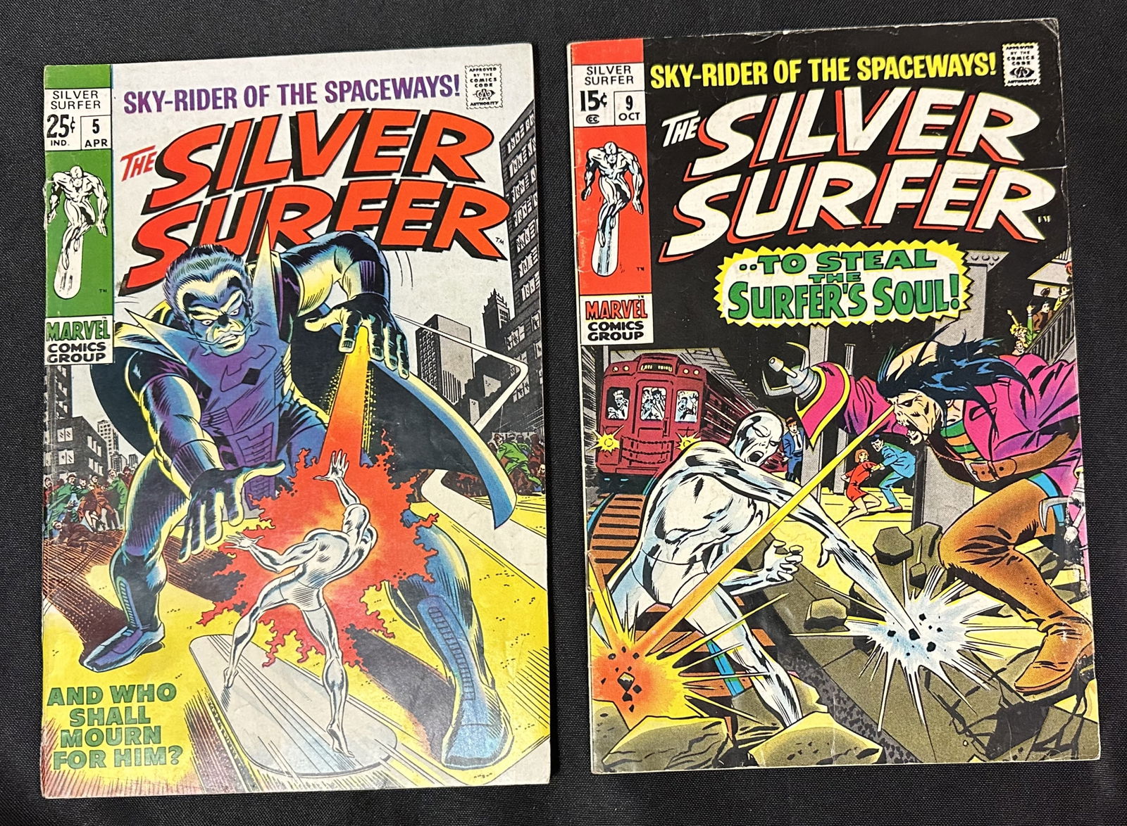 Two Silver Age Silver Surfer Comic Books, 5, 9 (1 of 7)