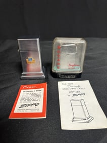 Two Lighters NOS Zippo Table Lighter and Ronson Lighter