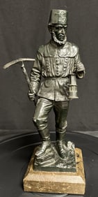 Cast Figure Miner Pick Axe and Lamp