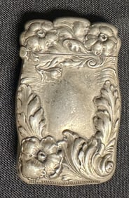 Sterling Silver Art Nouveau Matchsafe