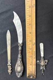 Silver and Mother of Pearl Items