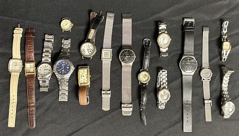 Lot of 16 Watches Skaagen and Fossil