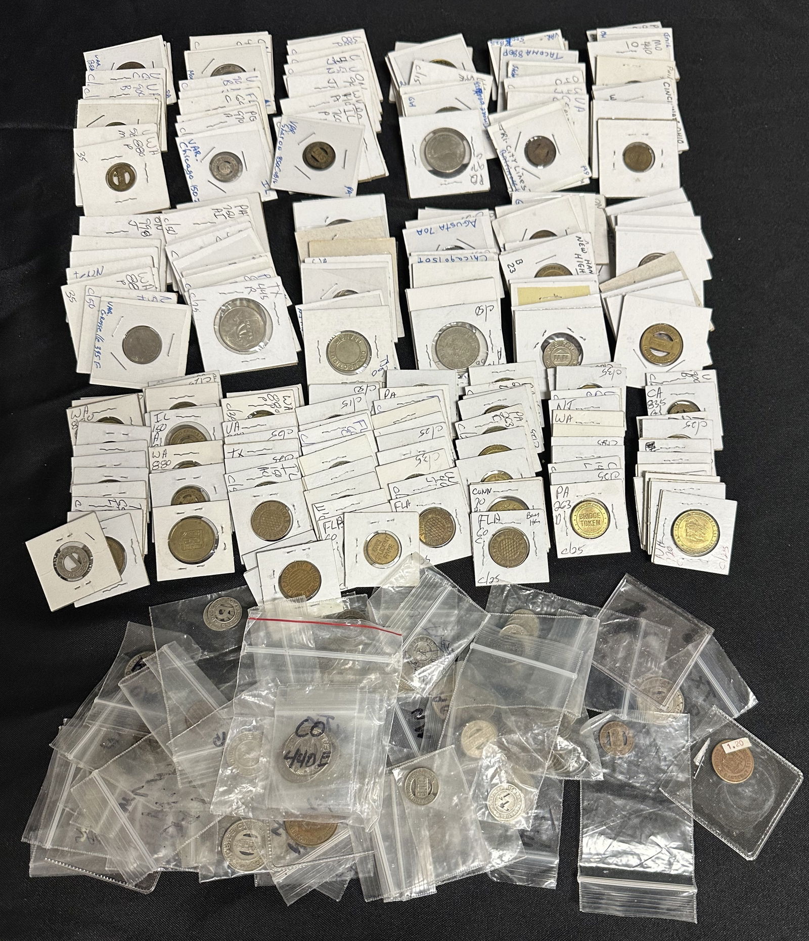 Large Group of Transportation Tokens from All Over US 1 (1 of 9)