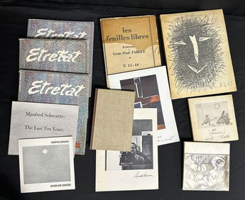 Group of Art Books including Picasso - Some Signed