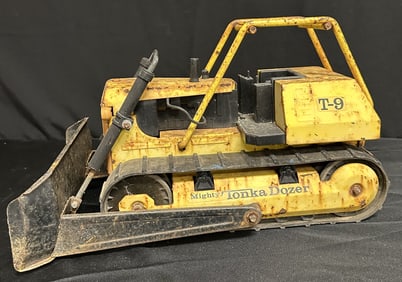 Metal Tonka Bulldozer With Blade And Tonka Dump Truck